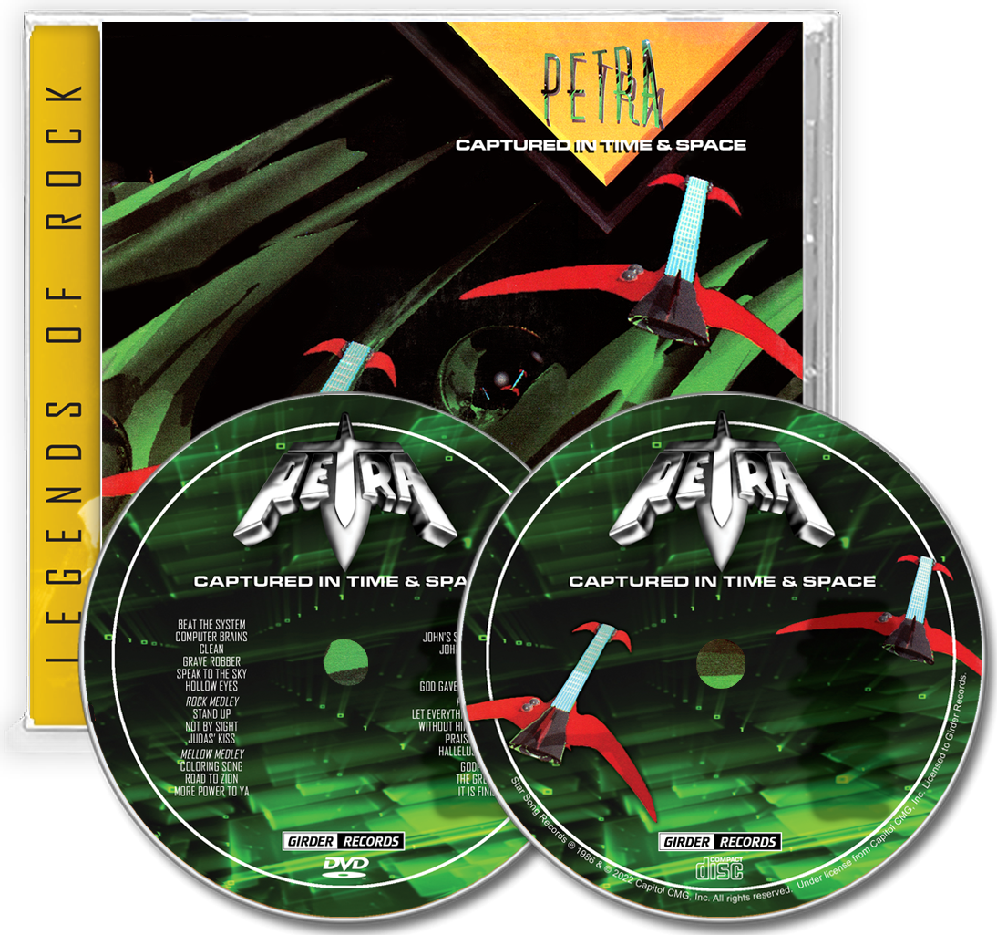 Petra - Captured In Time & Space (Collectors Edition CD & DVD) 2022 GIRDER RECORDS