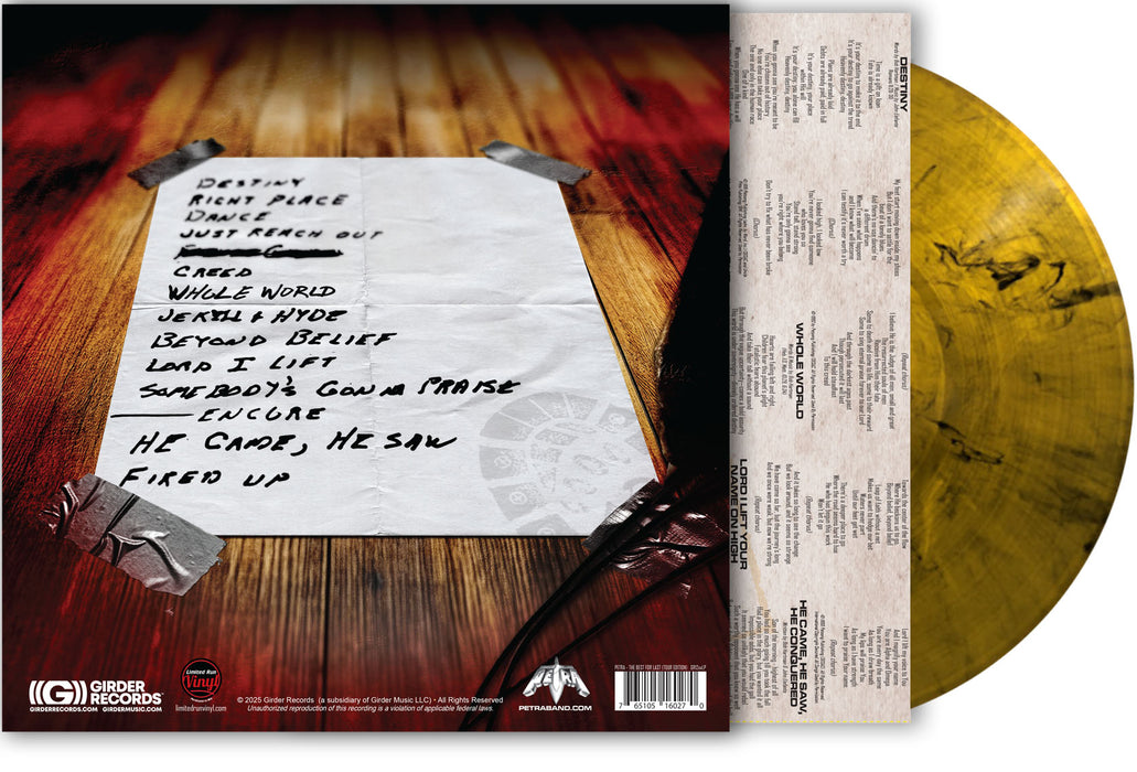 Petra - The Best For Last (Studio Edition) Gold Marble Swirl Limited Run Vinyl